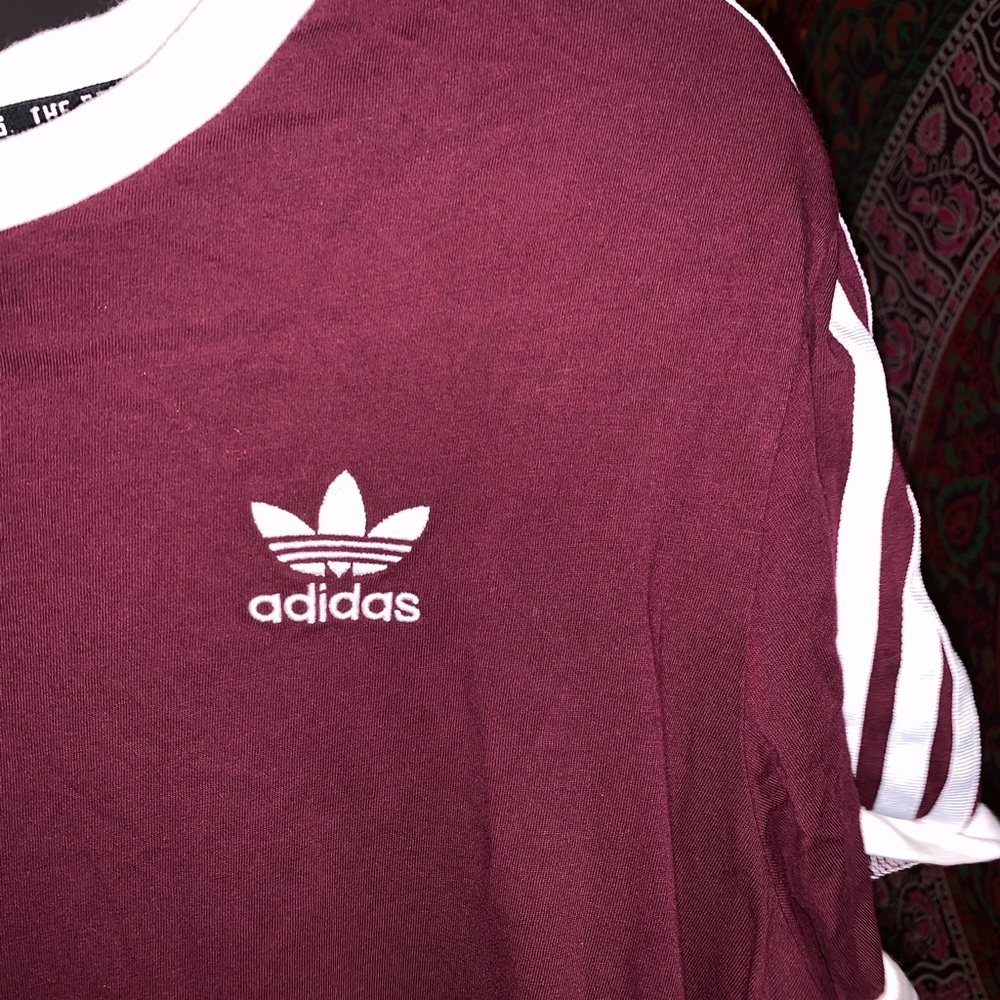 Maroon Adidas Shirt